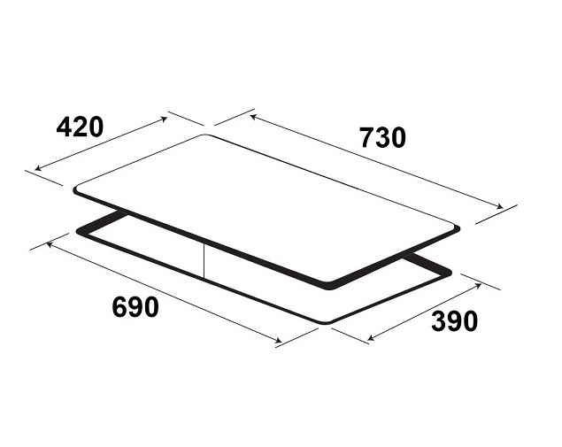 Bếp điện từ kế hợp Kaff KF-SD300IC0