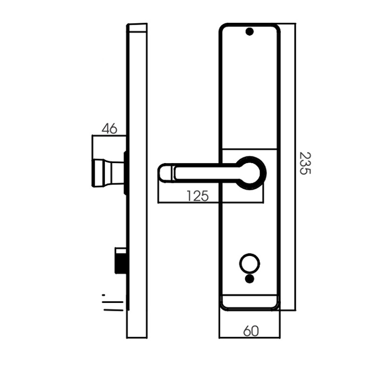 Khóa cửa vân tay Kassler KL-6662