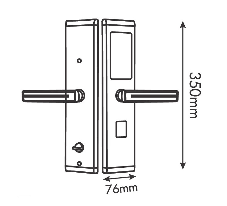 Khóa cửa thông minh Kassler KL-667 màu bạc2