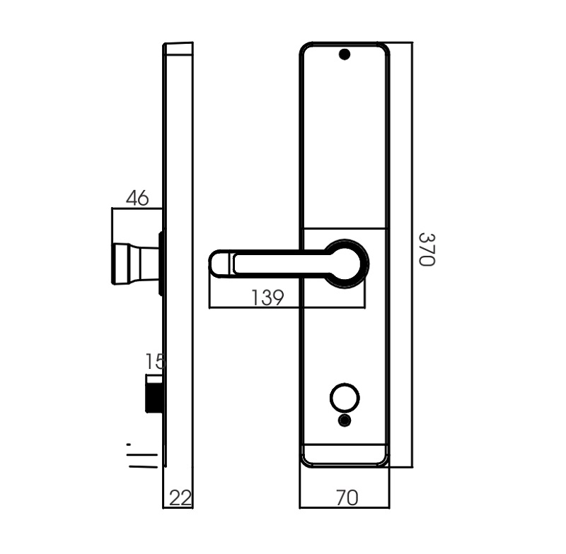 Khóa cửa vân tay Kassler KL-669Black2