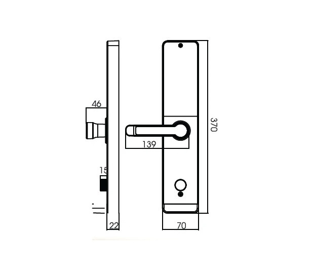 Khóa điện tử Kassler KL 678 GOLD/ Khóa vân tay1