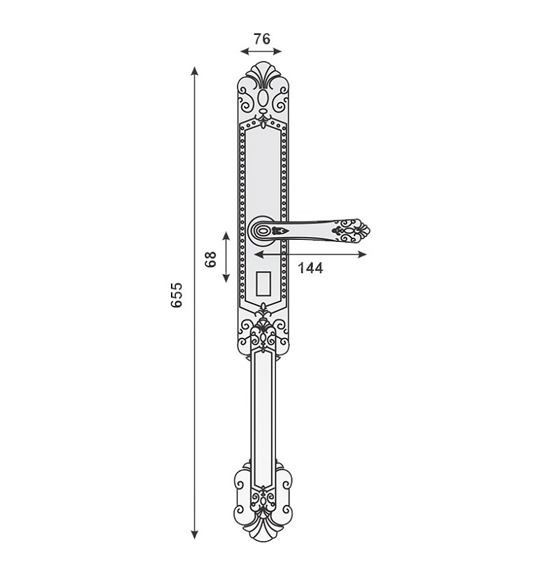 Khóa cửa thông minh cổ Kassler KL-979-APP2