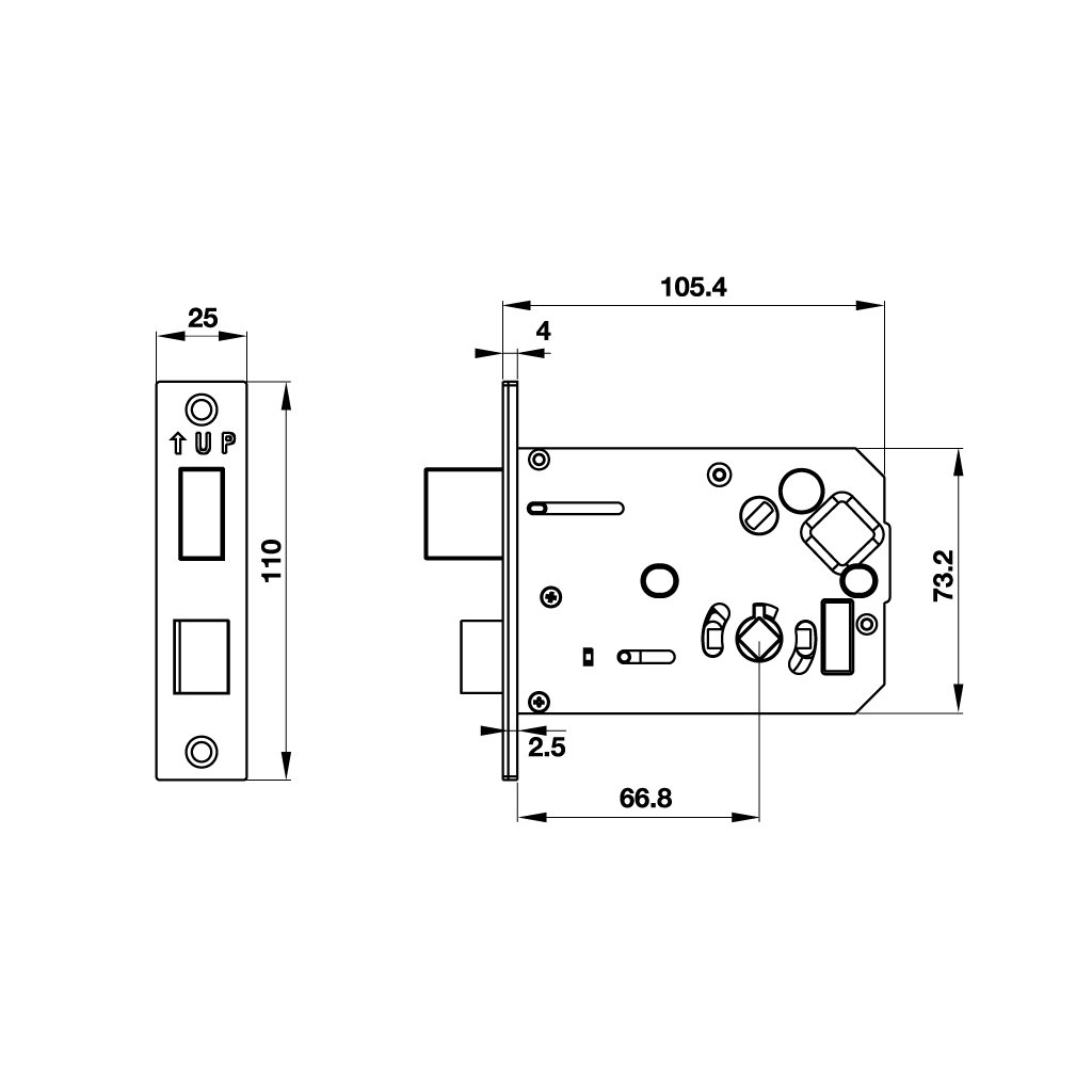 Khóa cửa điện tử Hafele EL7800-TCS 912.05.7632