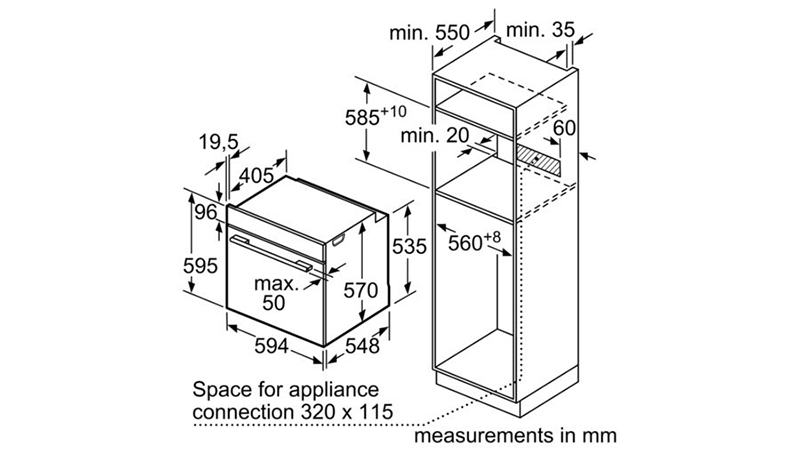 Lò nướng Bosch HBS534BB0B0