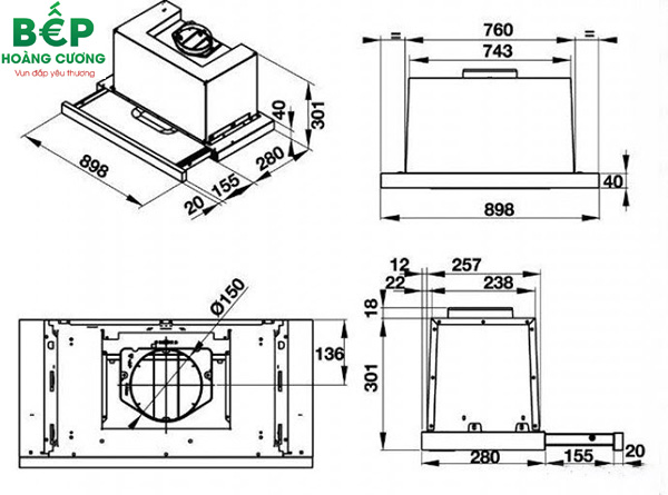 Hướng dẫn sử dụng máy hút mùi HAFELE HH-TG90E/TG60E