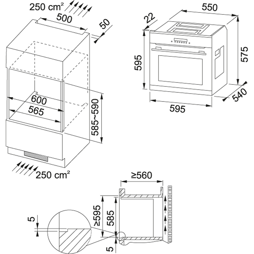 Lò hấp âm tủ Franke Onyx FDO6200BX (116.0542.743)0