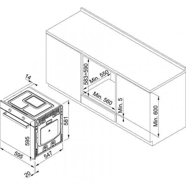 Lò nướng âm tủ Franke CR 982 M BK DCT TFT(116.0374.300)0