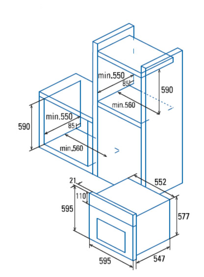 Lò nướng Cata MT 8012 BK0