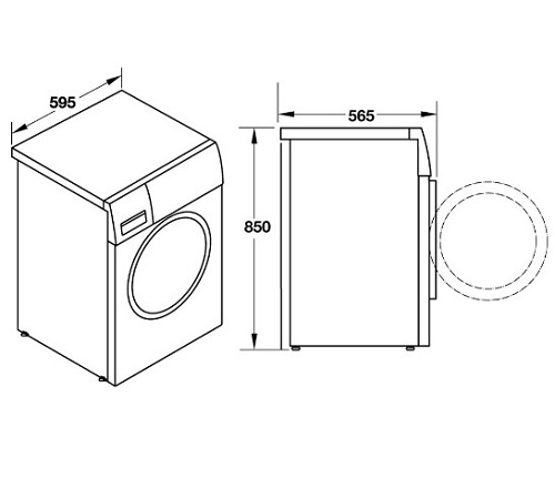 Máy giặt Hafele HW-F60B 538.91.5300