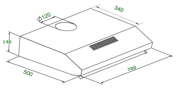 Máy hút mùi cổ điển Spelier SP 6240