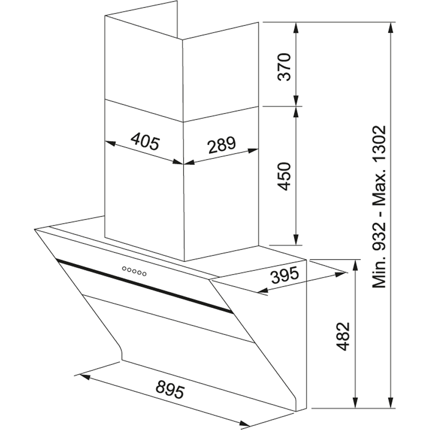 Máy hút áp tường Franke Onyx CXW-220-FC921M (330.0539.171)0