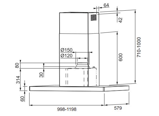 Máy hút Franke FCR 1225 I TC 110.0369.8040