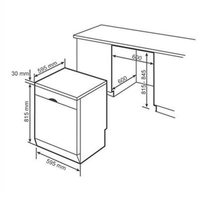 Máy rửa bát Bosch SMS6ECW57E Serie 61