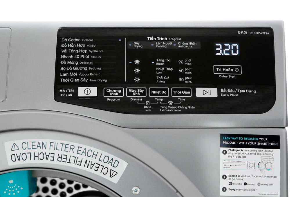 Máy sấy Electrolux EDS805KQSA0