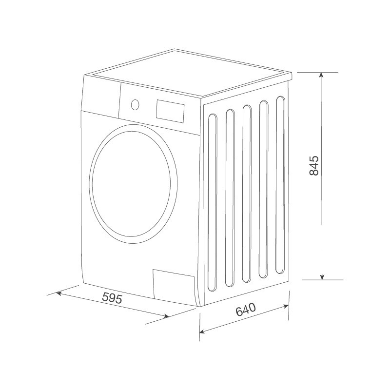 Máy sấy quần áo Malloca MTD-010SIL0