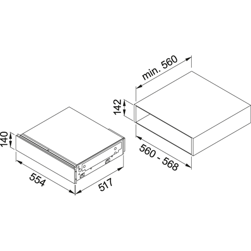 Ngăn giữ nóng Franke FS DRW 14 CH (112.0373.689)0