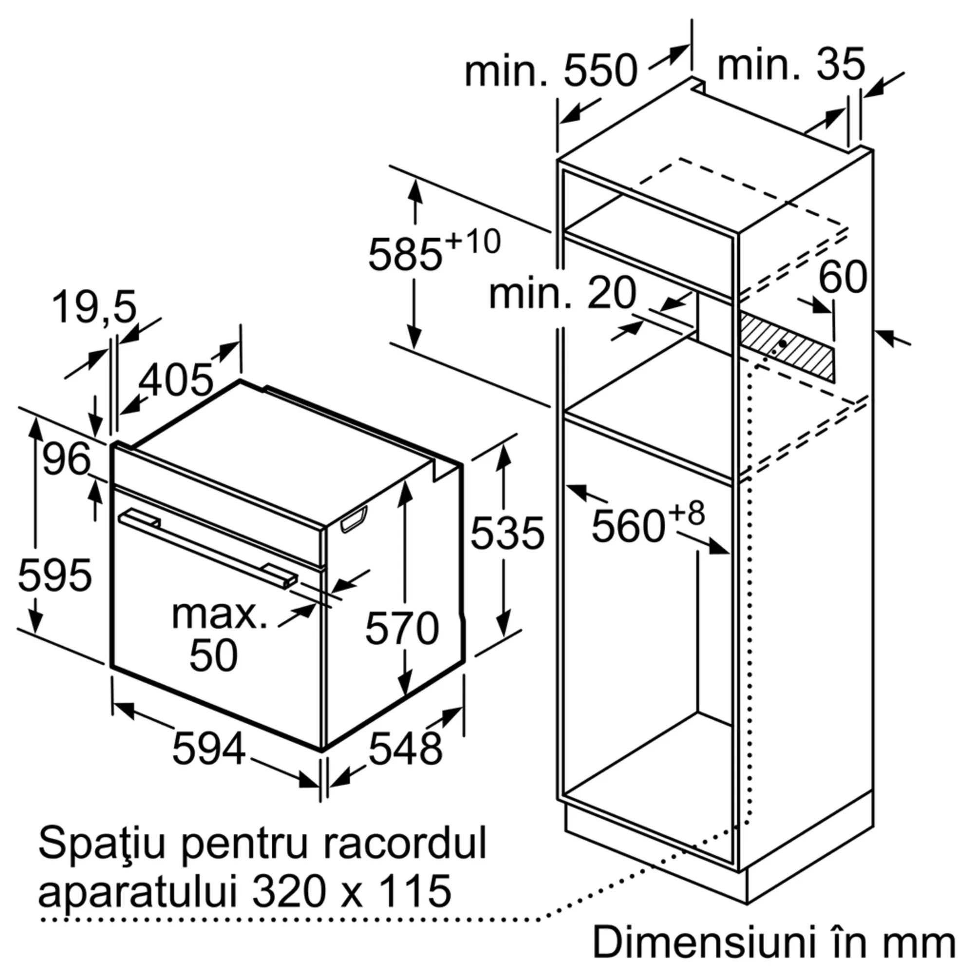 Lò nướng âm Bosch HBA534EB01