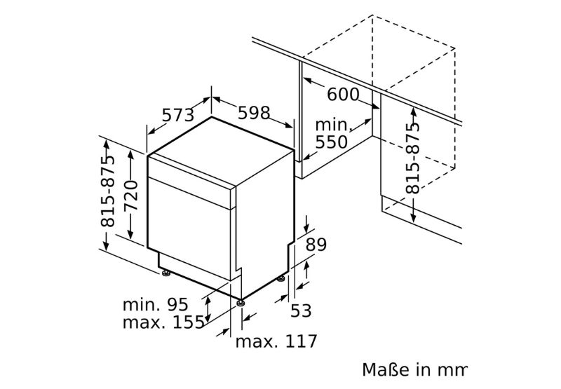 Máy rửa bát Bosch SMU6ZCS49E Serie 62