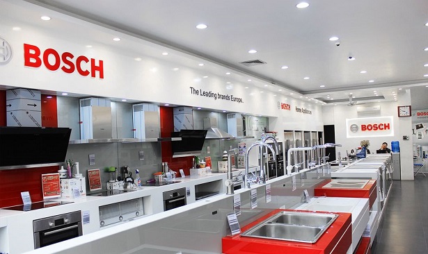 Showroom máy hút mùi Bosch tại huyện Tịnh Biên, tỉnh An Giang.