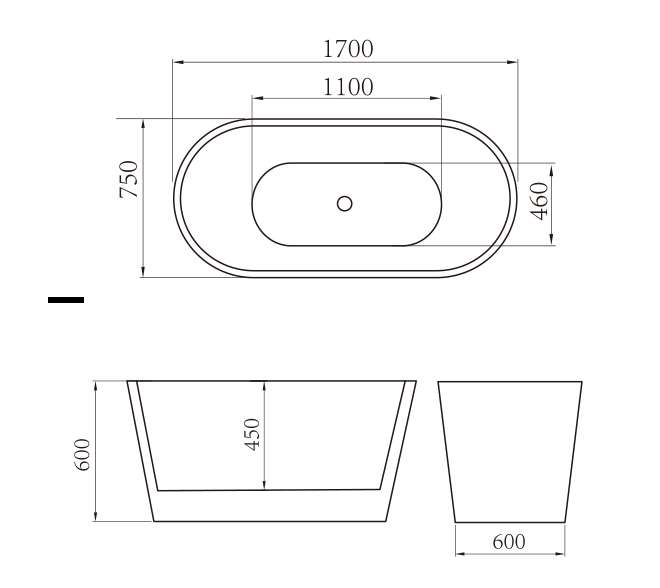 Bồn tắm nghệ thuật Govern JS-61010