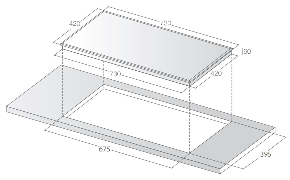 Bếp từ đôi Lorca LCI 806D0