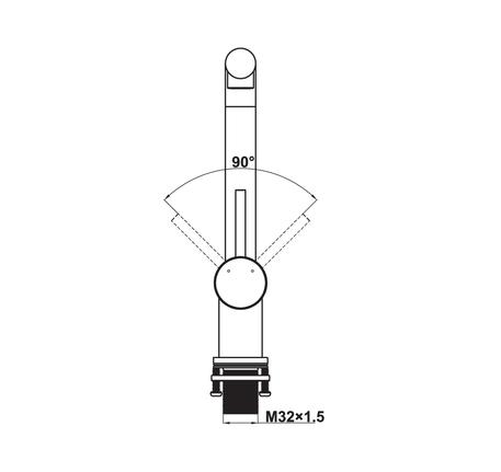 Vòi rửa bát Hafele HT21-CH1P254 577.55.2002