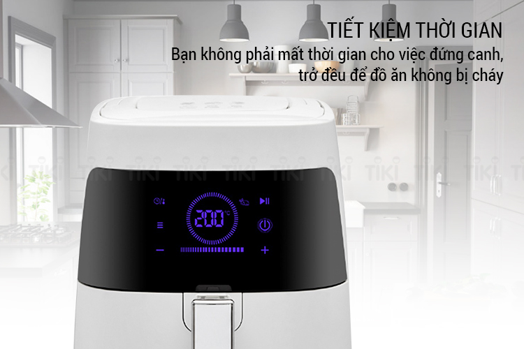 Nồi chiên không dầu Malloca MAF-7515 ( đen )0