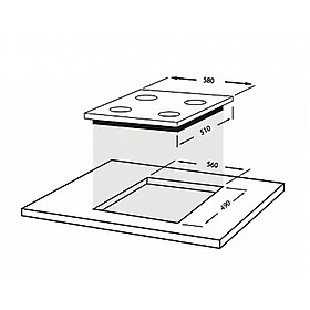 Bếp từ 4 vùng nấu Faber FB - 604IND0