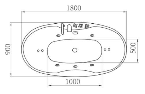 Bồn tắm massage Govern JS-62100