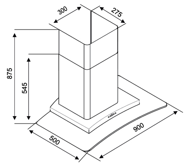 Máy hút mùi Kocher K-228T 90cm0