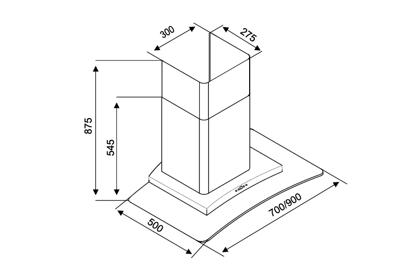 Máy hút mùi Kocher K-8990 90cm0