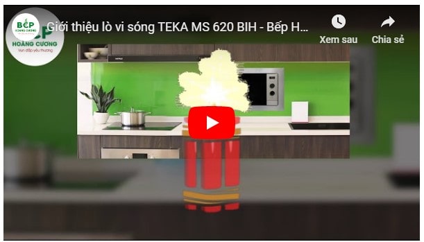  Giới thiệu tổng quan lò vi sóng TEKA MS 620 BIH 