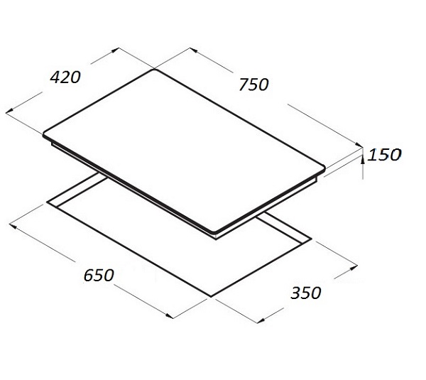 Bếp Gas Âm RINNAI RVB-312BG2