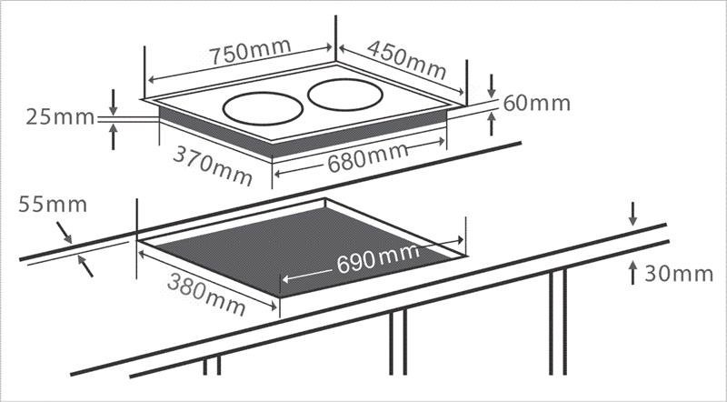 Bếp từ Chefs EH-DIH890N2