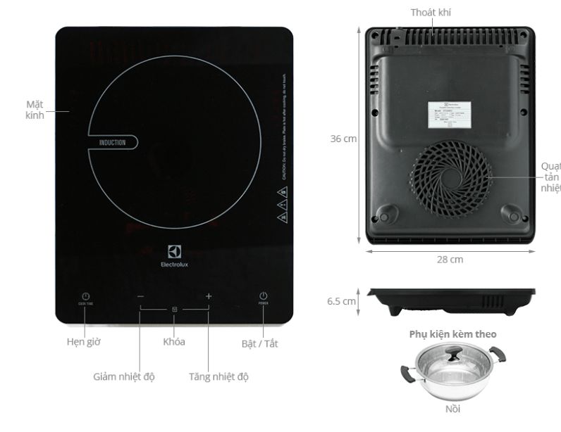 Bếp điện từ Electrolux ETD29KC0