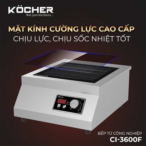 Bếp từ công nghiệp Kocher CI-3600F6