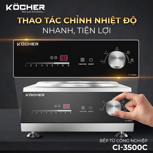 Bếp từ công nghiệp Kocher CI-3500C4