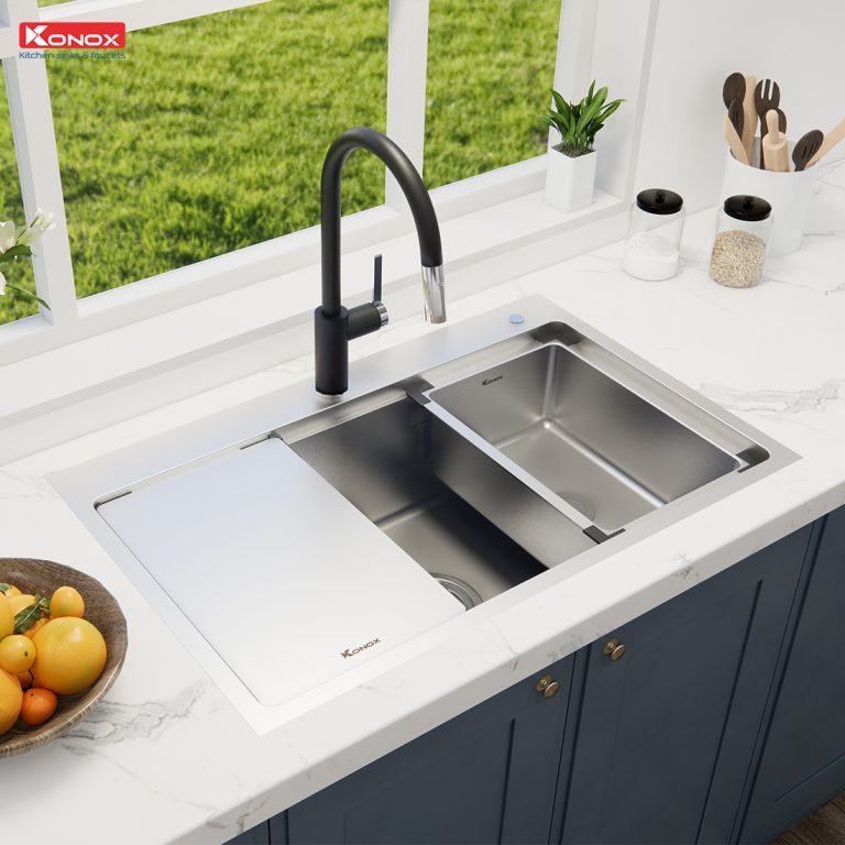 Chậu rửa bát Konox Workstation Sink – Topmount Sink KN8151TS Dekor1