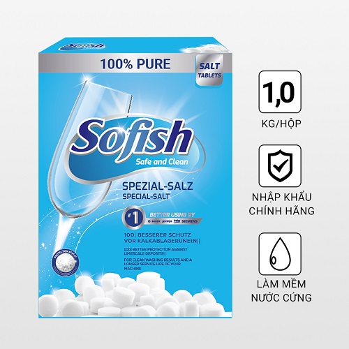 Muối rửa bát Sofish 1kg