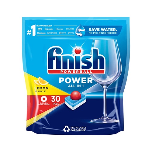 Viên rửa bát Finish AIO 30 viên