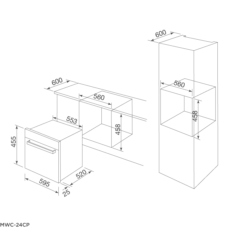 Tủ bảo quản rượu Malloca MWC-24CP0