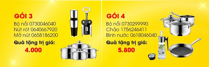 3.2. ĐỒNG GIÁ 2.500.000 VND khi mua kèm máy hút mùi 