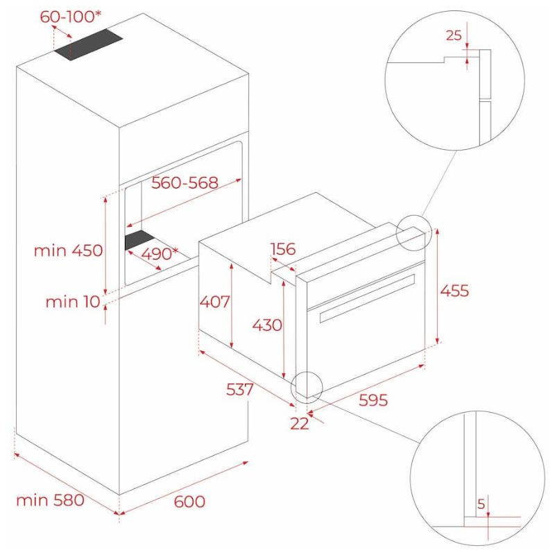 Lò hấp kết hợp nướng Teka MAESTRO HLC 8470 SC BK 1112300111