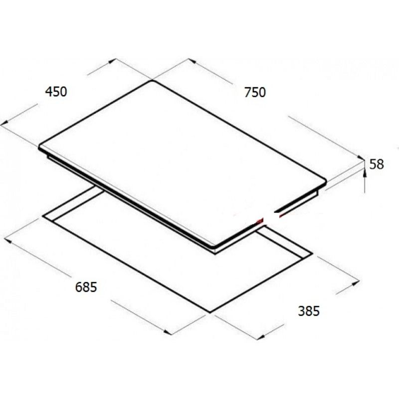 Bếp ga đôi Binova BI-382-DH lắp âm0