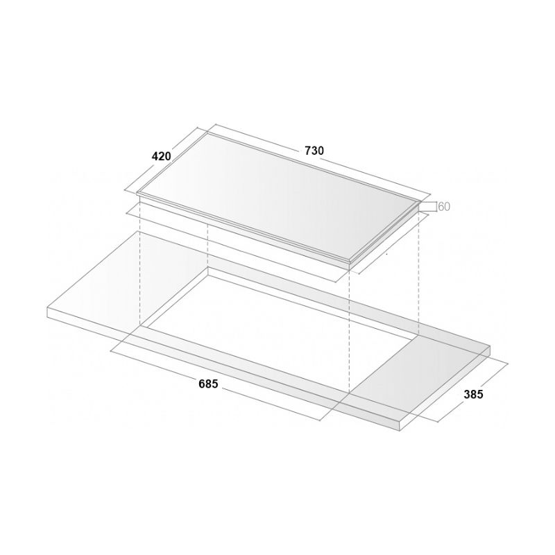 Bếp từ đôi Binova BI-107Plus lắp âm0