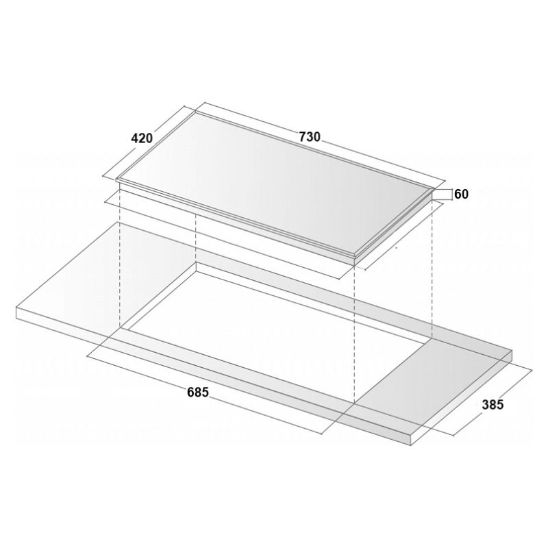 Bếp từ đôi Binova BI-202SP lắp âm1