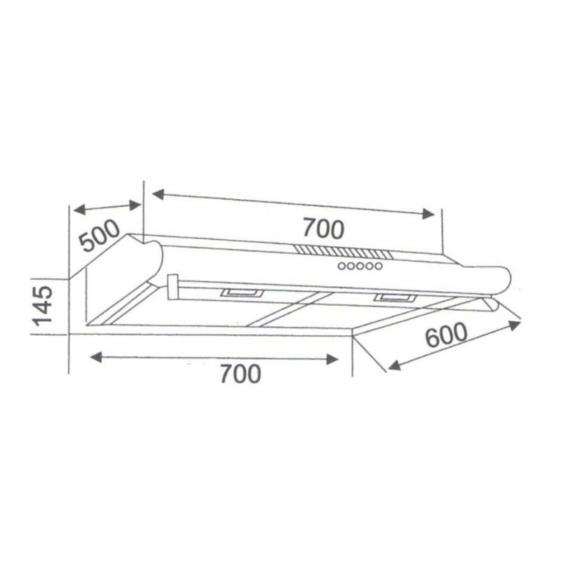 Máy hút mùi áp tường Binova BI-23-I-070