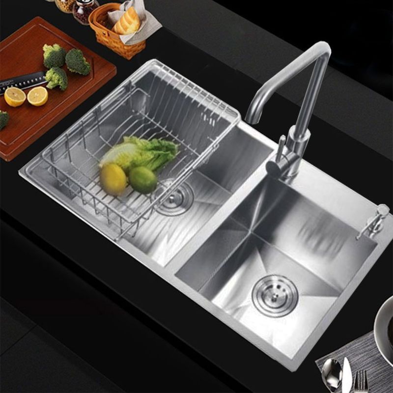 Chậu rửa bát inox 2 hố Binova CBI-78430