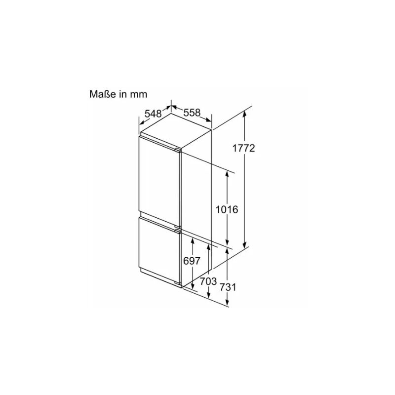 Tủ lạnh 2 cánh 260 lít Bosch KIN86ADD03