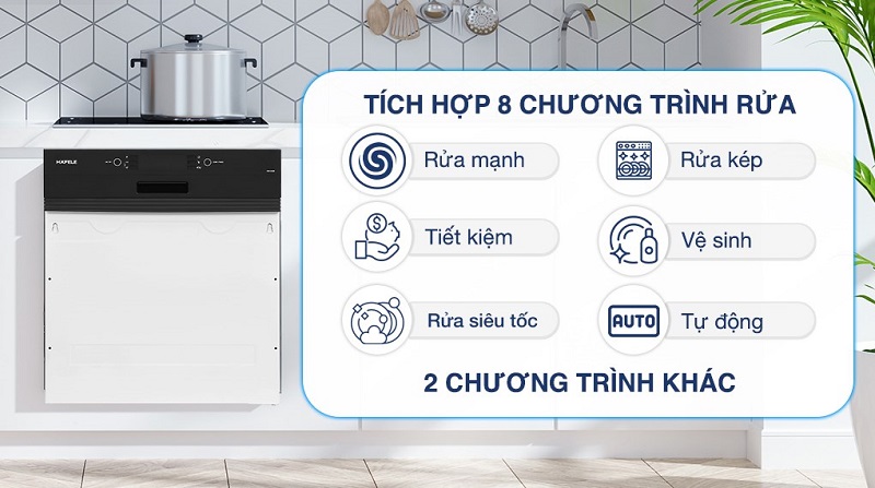 Máy rửa chén bát âm bán phần Hafele HDW-HI60B 533.23.2106